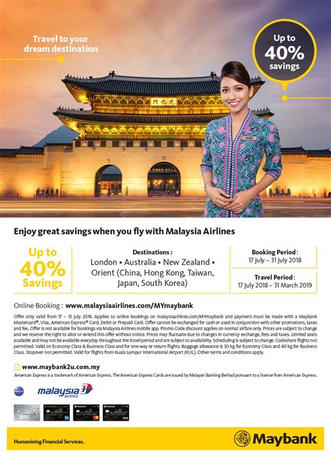malaysia airlines credit card promotion